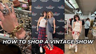 How To Shop A Vintage Show || #vintageshopping #vintage #NYC #thriftwithme