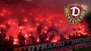 Dynamo Dresden Ultras | K-Block Pyro, Tifo & Chants!