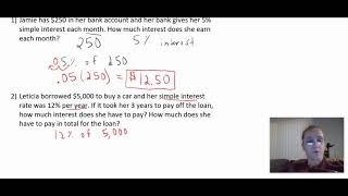 How to calculate simple interest