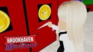 AMOUREUSE EN SECRET JE LUI DONNE UNE LETTRE sur BROOKHAVEN RP ! ROBLOX FR