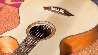 New AJ Lucas Pavilion Acoustic Guitar vs 4-year Old Pavilion