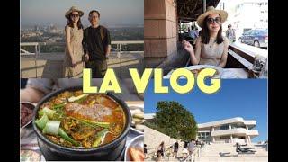 LA VLOGep.2 吃LA早午餐, 逛The Grove, Beverly Hills,免費參觀超美The Getty, 二訪韓式Sun Nong Dan, Junbi Matcha很讚