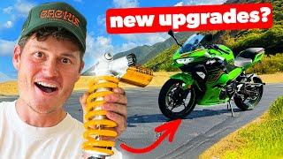 Are Motorcycle Suspension Upgrades Worth it? Project Ninja - BIGTIME