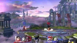 Smash 4: Bayonetta "zero to death" demonstration (OLD)
