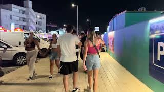 Ibiza Spain Walking Tour At Night #ibiza