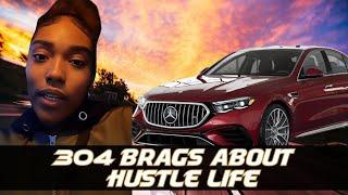 304 Brags She Bought A Mercedes & Have Two Phones Because She Can't Work A 9-5