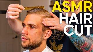 ASMR BARBER  SLICKEST LOOK! No Talking!