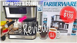 Walmart Farberware Dual Brew Espresso & Coffee Maker Review