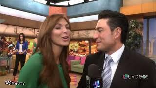 Divertido mensaje y saludo de Fernando Colunga y Blanca Soto entre "Besos y Abrazos " a sus fans