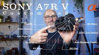 Sony A7R V Setup Custom Buttons, Dials, My Menu & FN Menu