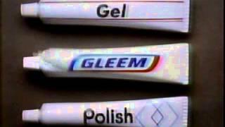 Gleem Toothpaste 1984