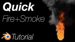 [4.2] Blender Tutorial: Quick And Realistic Fire And Smoke