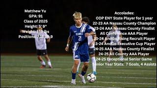 Matthew Yu Senior Year Highlights