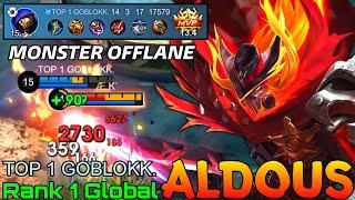 Monster Offlane Aldous VS Supreme Moskov! - Top 1 Global Aldous by TOP 1 GOBLOKK. - Mobile Legends