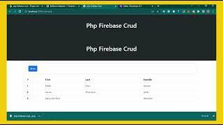 #1 Insert data  | php and firebase crud