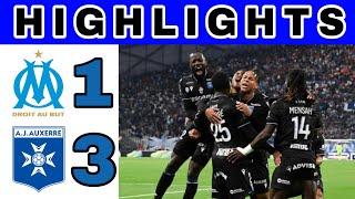 Marseille vs Auxerre Highlights and Goals Ligue 1 Liga Perancis 2024 | Today | Hari ini #sportnews