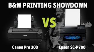 The B&W printing showdown Epson P700 vs Canon Pro300 - Fotospeed | Paper for Fine Art & Photography