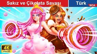 Sakız ve Çikolata Savaşı | Bubblegum vs Chocolate @WOAFairyTales-Turkish