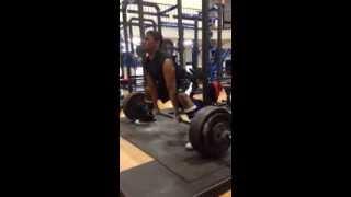 Branden Bowers 495 Pounds Deadlift Double