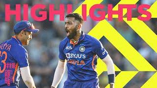 Pandya Stars for Impressive India! | Highlights - England v India | 1st Men's Vitality IT20 2022