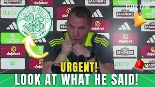 URGENT! JUST HAPPENED! LOOK WHAT HE SAID AFTER THE BIG WIN!CELTIC NEWS