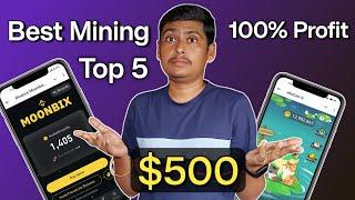 Top 5 Mining Project | Top 5 Best Mining Project | Top 5 Crypto Mining App | Best Mining App 2024