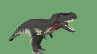 T-rex roar animation (test) | Prehistoric Earth Addon | Minecraft Bedrock Edition