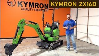 New KYMRON ZX16D DIESEL mini Excavator, smoothest machine yet?