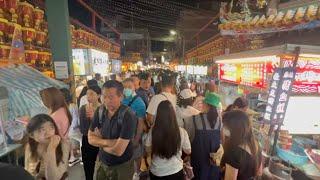 4K｜開始有人潮 的 士林夜市｜Crowd Taipei Shilin Night Market｜2023.05.27