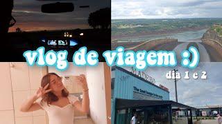 Vlog de viagem! Indo para Foz :) dia 1 e 2 - Bia Zipf