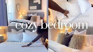 4 Tips for a cozy bedroom | SweetNight, tips on making bed, room tour, affordable bedding