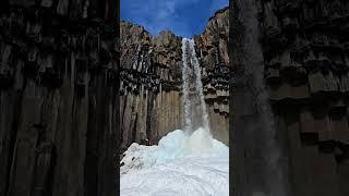 waterfall Iceland   in April #waterfall #iceland2024 #Iceland #music #art