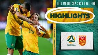 Australia v China PR | Highlights | FIFA World Cup 2026 Third Round Qualifier