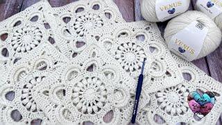 ️ GRANNY "KOKO CHANEL" TUTORIEL CROCHET RELIEF! #crochet #granny #вязание #tutocrochet