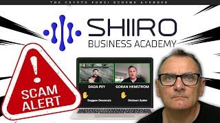 Gatecrashing a Zoom with XPRO Global’s Leaders – Shiiro CEO Dada Pey & Goran Hemstrom #Shiiro #Scam