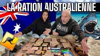 La ration de combat Australienne déballage et dégustation . Elle est impressionnante !!