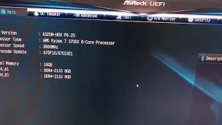 pairing ryzen 7 3700x to the a320m hdv