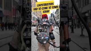 GHOSTBUSTERS was in Montréal, Canada #ghostbusters  #santaclausparade #pleasesubscribe @citylifeboy