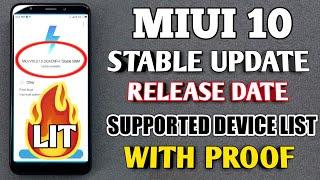 MIUI 10 GLOBAL STABLE RELEASE DATE | SUPPORTED DEVICE LIST | Redmi note 5 pro