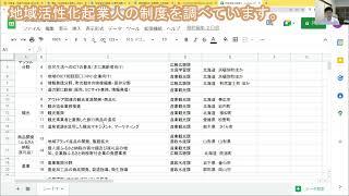 地域活性化起業人の制度を調べています。