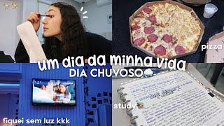 vlog: um dia da minha vida️ *dia chuvoso*