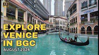 [4K] VENICE GRAND CANAL MALL BGC | A Venetian Experience in Manila's Trendiest District