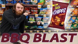 TAKIS NEW CHIPPZ BBQ BLAST FLAVORED CHIPS REVIEW