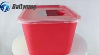 How to use Dailymag DMS-F04 4L medical sharps container