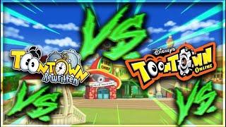 Toontown Online VS Toontown Rewritten