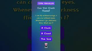 간단한 영어 퀴즈에 도전해보세요. RapidRiddles. R U confident? Time traveler. Can U crack these?