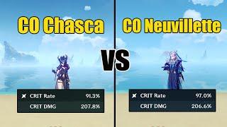 Chasca vs Neuvillette - Best DPS?? // Genshin impact