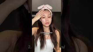 Korean Morning Skincare Routine for Acne-prone Skin #skincare #koreanskincareroutine #kbeauty