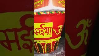 jai tulsi maiya #bihar #tulsimata #tulsi #handpainted   #pot #colours