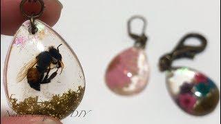 Real Honey Bee Keychain | DIY Resin Art | Real Bee in Resin